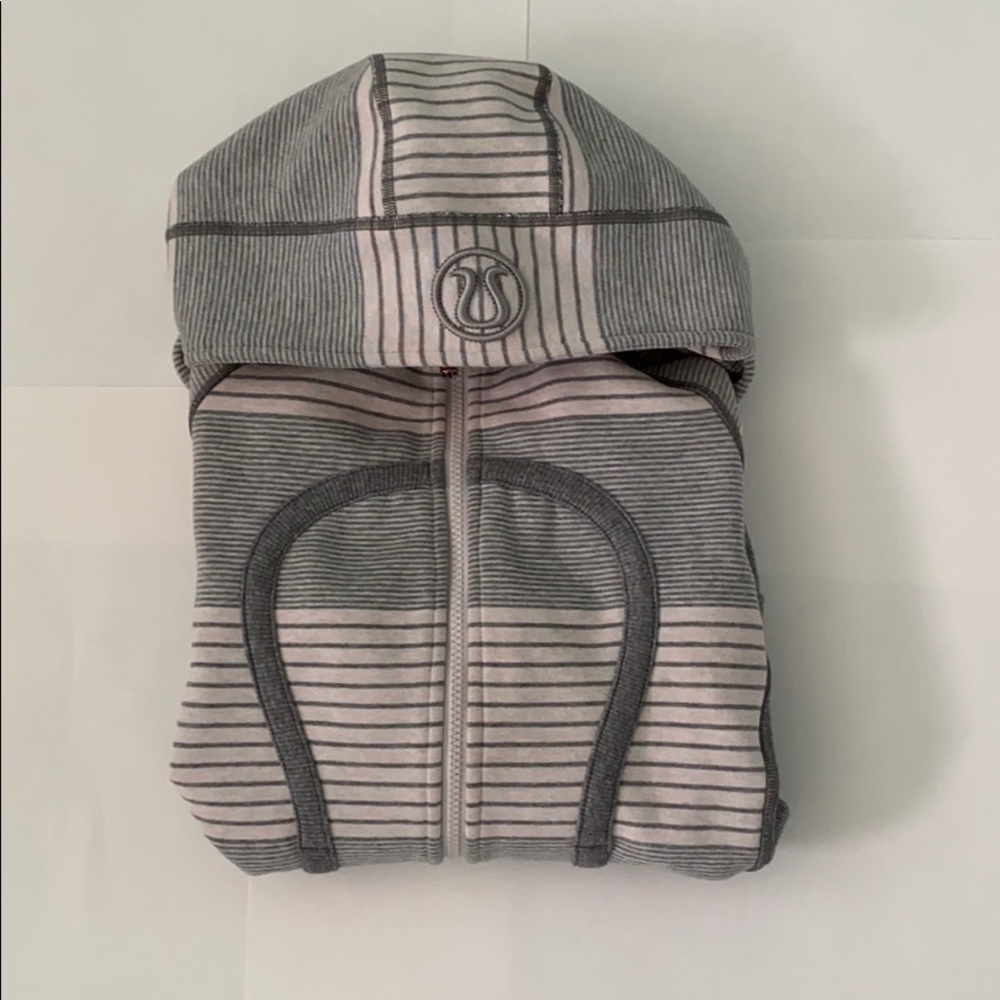 Lululemon Scuba Double Vision Striped Hoodie